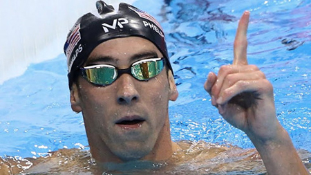 Michael Phelps giành HCV thứ 4 tại Olympic 2016, cũng là tấm HCV Olympic thứ 22 trong sự nghiệp.